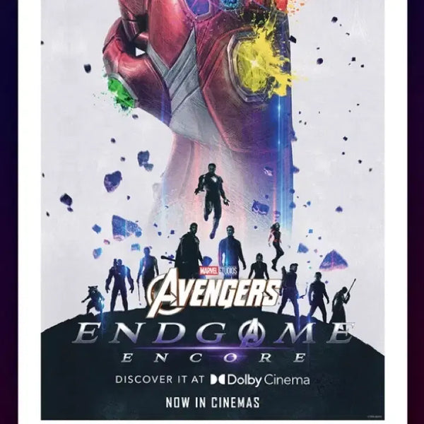 [BUNJANG] Avengers: Endgame Dolby Cinema A3 Poster / 어벤져스 엔드게임 앙코르 돌비시네마 A3 포스터