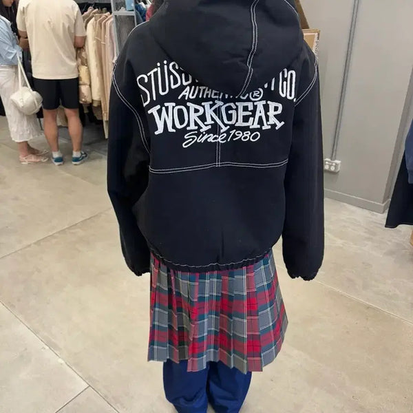 [BUNJANG] Stussy Insulated Work Jacket Stitch Black / 가격내림! 스투시 인슐레이트 워크자켓 스티치 블랙