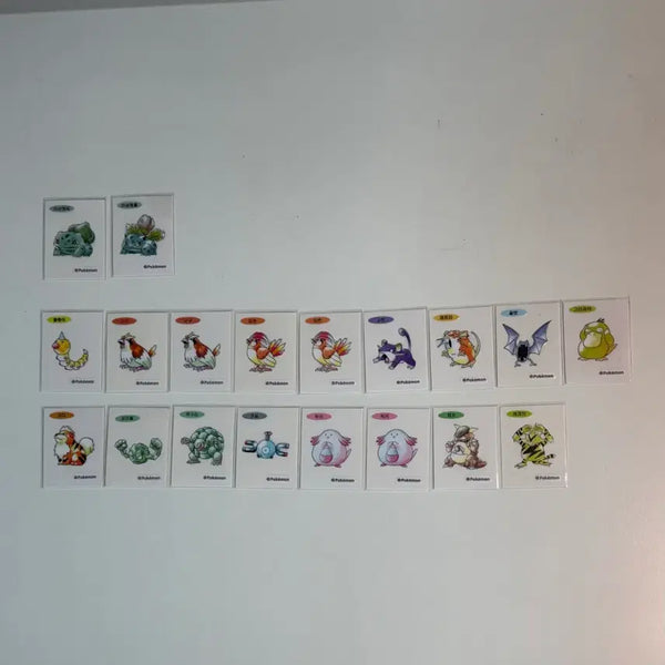 [BUNJANG] Pokemon Sticker Artwork / 포켓몬 띠부씰 아트워크