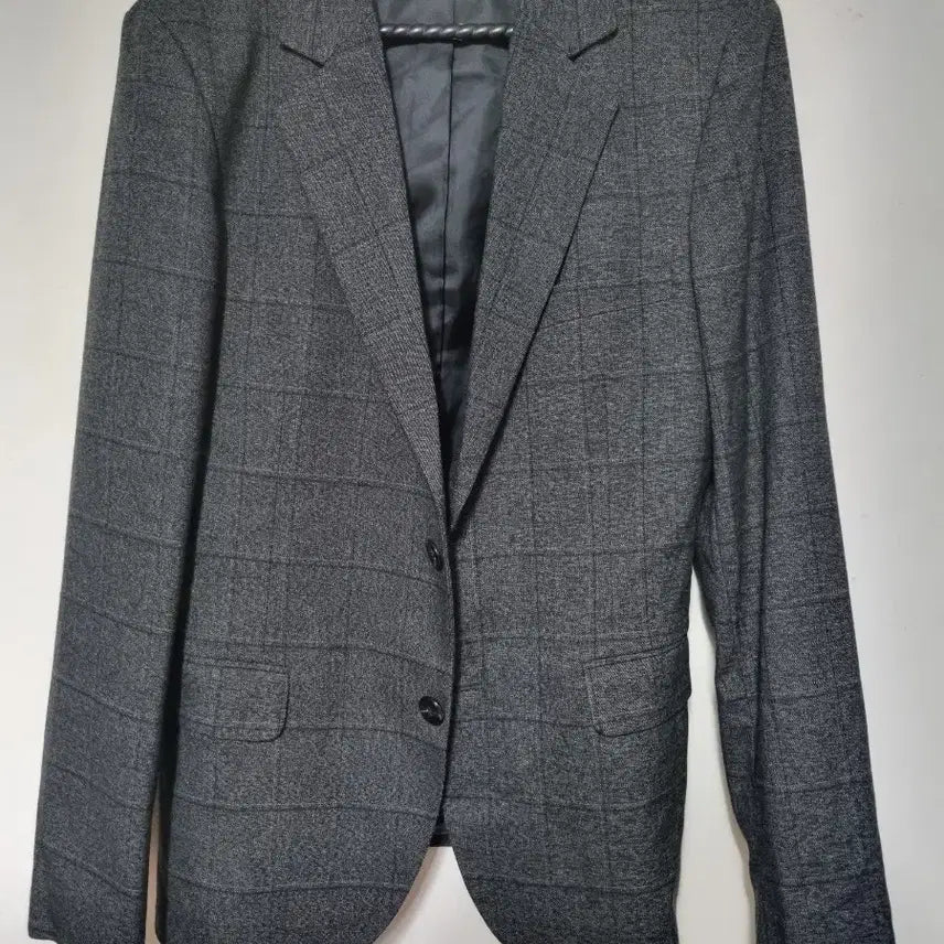 [BUNJANG] Men's Check Pattern Suit Jacket M / 체크 패턴 남성 정장 재킷M