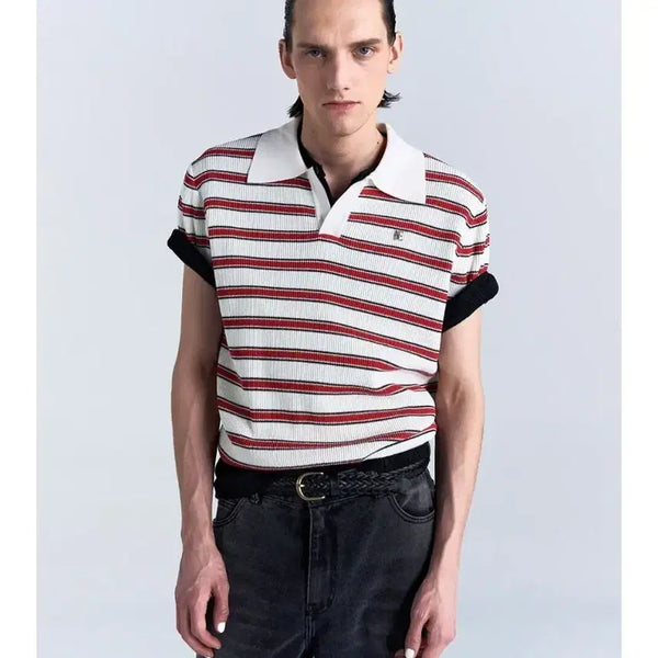 [BUNJANG] Noice 25SS Stripe Knit Top / 노이스 25ss 스트라이프 니트 탑 팝니다