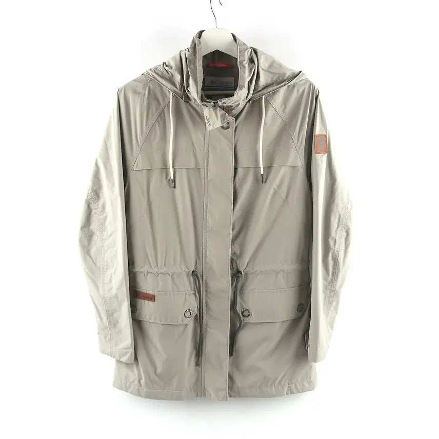 [BUNJANG] Columbia Raglan Hooded Rain Jacket / L / 컬럼비아 야상 후드 레인 라글랑 재킷 / P009 -005