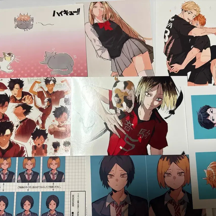 [BUNJANG] Haikyu!! Print Box Set (8 Sheets) / 일괄) 하이큐 프박 8장