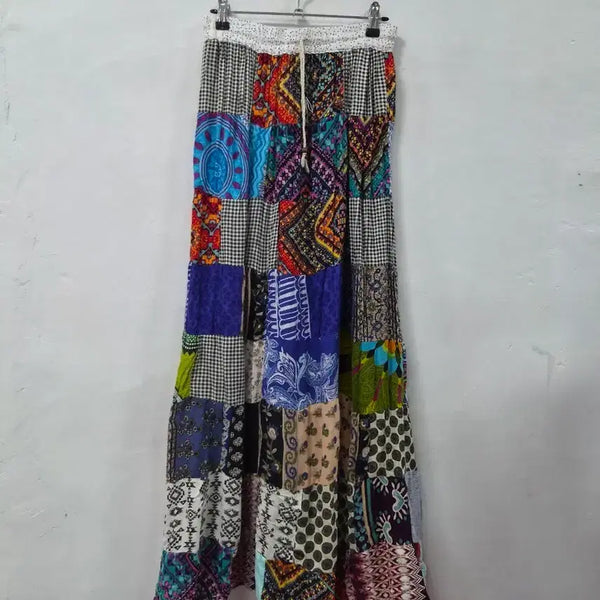 [BUNJANG] Patchwork Long Skirt / 패치워크 롱 스커트
