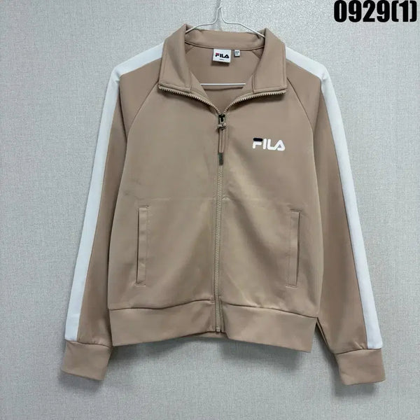 [BUNJANG] Fila Track Jacket Beige White S / 휠라 트랙자켓 베이지 화이트 s