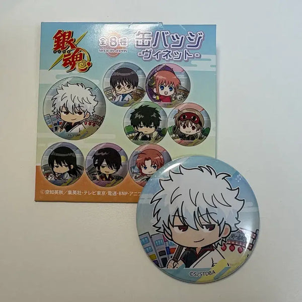 [BUNJANG] Gintama Sakata Gintoki Can Badge / 은혼 사카타 긴토키 캔뱃지