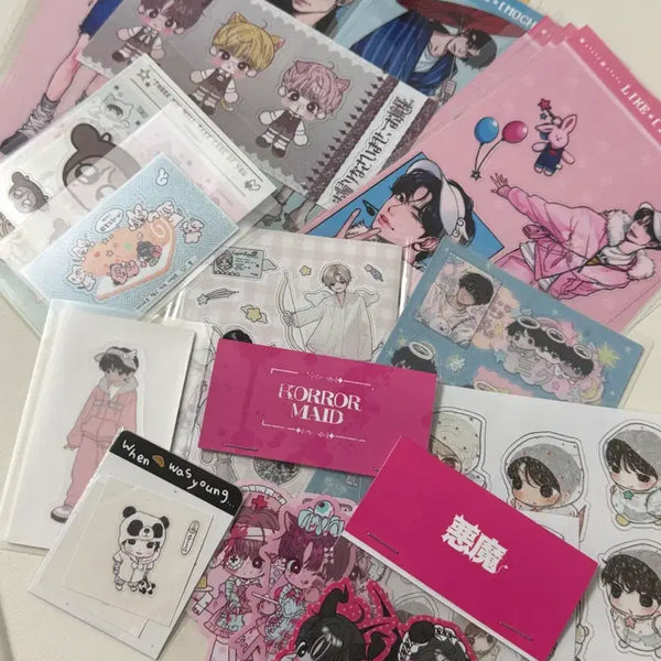 [BUNJANG] NCT WISH Sticker Piece Sticker Bundle Set / 엔시티 위시 스티커 조각 스티커 일괄 양도 채두걸 설가 핀쿠 빵치 삼쿠 온리즈 리쿠 유우시 사쿠야