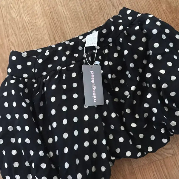 [BUNJANG] Missguided Polka Dot Balloon Skirt / missguided 도트 벌룬 스커트