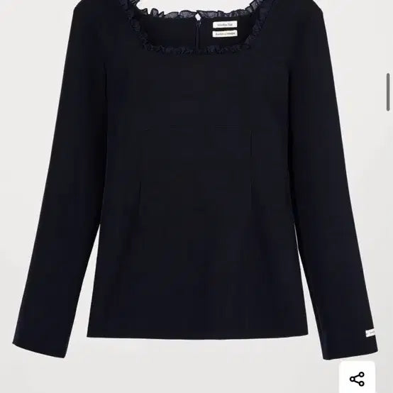 [BUNJANG] Overdue Flare Lace Square Neck Blouse / (새상품)오버듀플레어 Lace square neck blouse