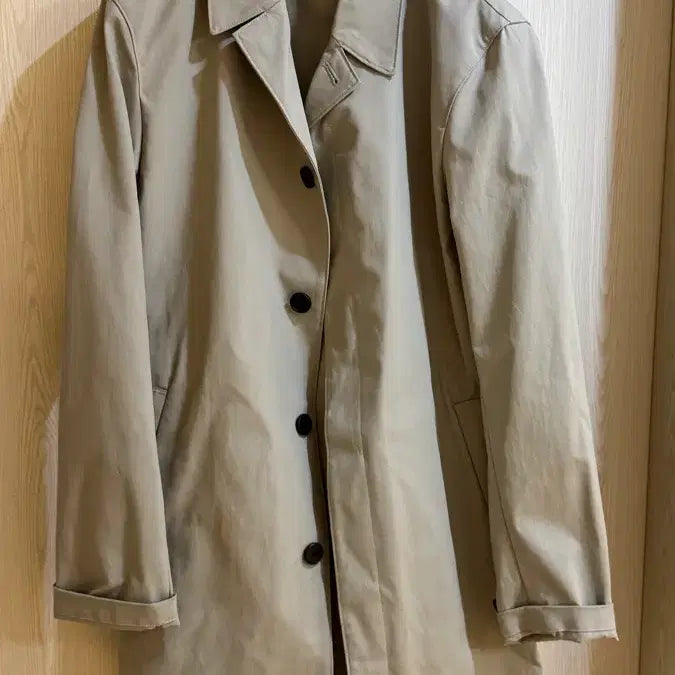 [BUNJANG] Theory Beige Trench Coat Medium / 띠어리 베이지 트렌치코트 M사이즈 상태좋음