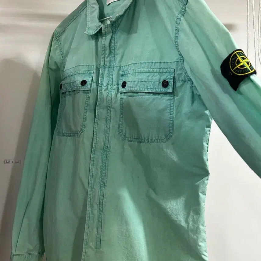 [BUNJANG] Stone Island Old Effect Overshirt / 스톤아일랜드 올드이펙트 오버셔츠 남자95