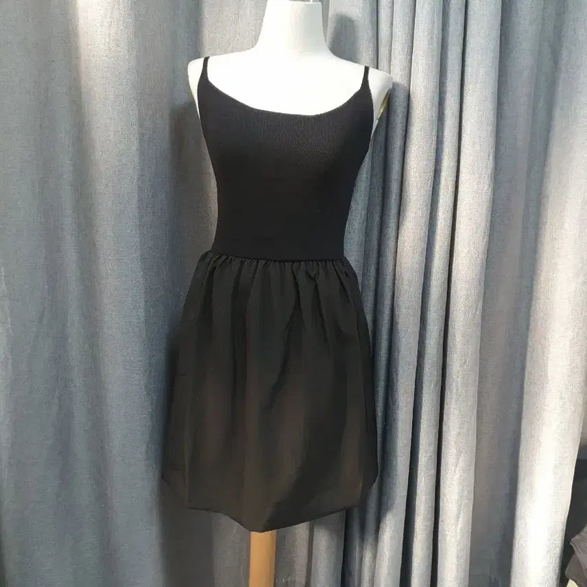 [BUNJANG] Sleeveless Layered Mini Dress / 나시 레이어드 미니원피스