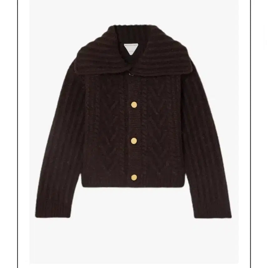 [BUNJANG] Bottega Veneta Cable Knit Wool Jacket / 보테가베네타 케이블 니트 울 재킷