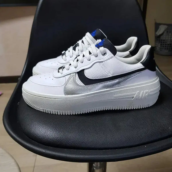 [BUNJANG] Nike Air Force 1 Chameleon White Black / 나이키 에어포스원 카멜레온 화이트 블랙(235)