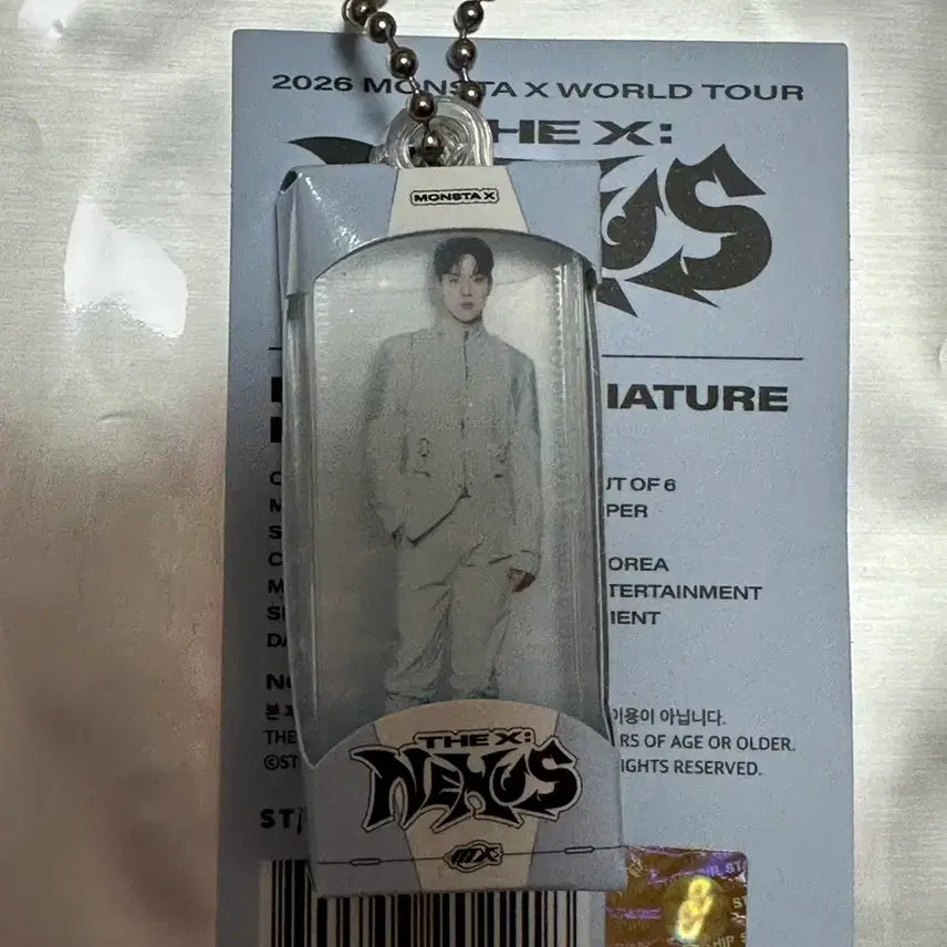 [BUNJANG] MONSTA X Nexus Miniature Keyring Shownu / 몬스타엑스 넥서스 미니어처 키링 셔누