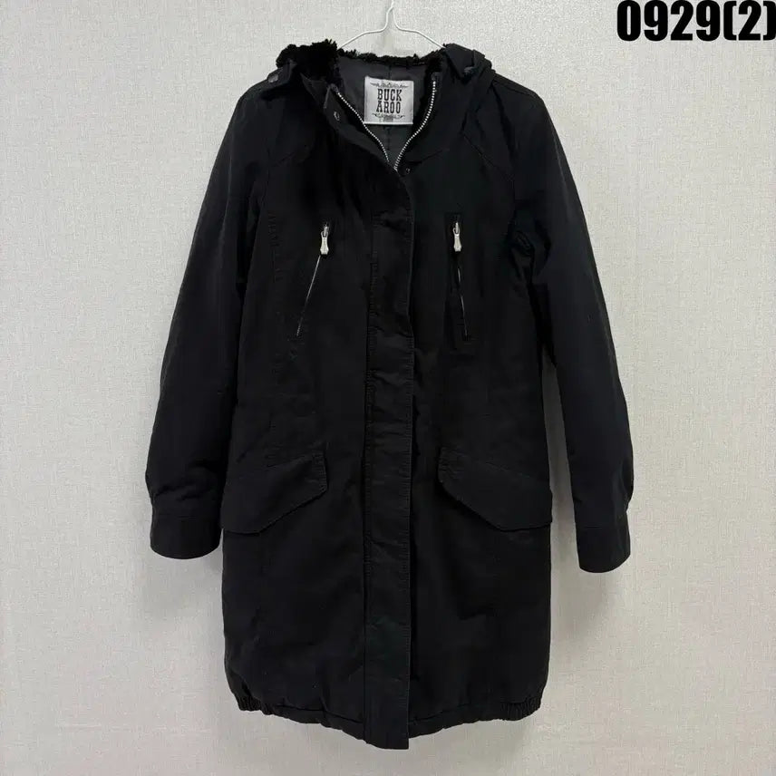 [BUNJANG] Buckaroo Black Hooded Coat M / 버커루 후드 블랙 코트 M