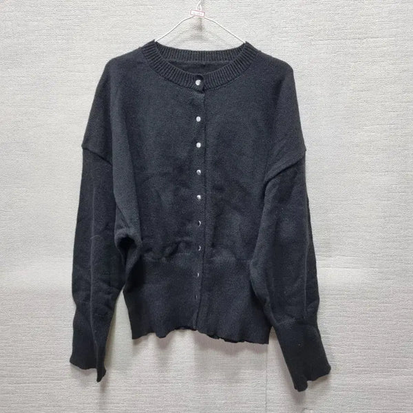 [BUNJANG] Round Neck Cardigan / 카489 라운드넥 가디건