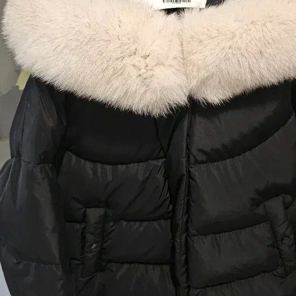 [BUNJANG] cc:collect Fox Fur Goose Down Padding / cc콜렉트  폭스퍼  숏 구스패딩 블랙  21년