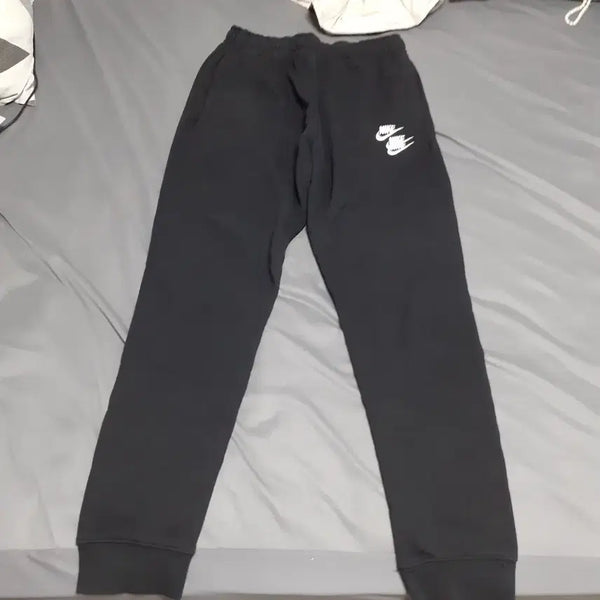 [BUNJANG] Nike Swoosh Multi-Logo Training Pants Black / 나이키 스우시 멀티로고 트레이닝 바지 블랙