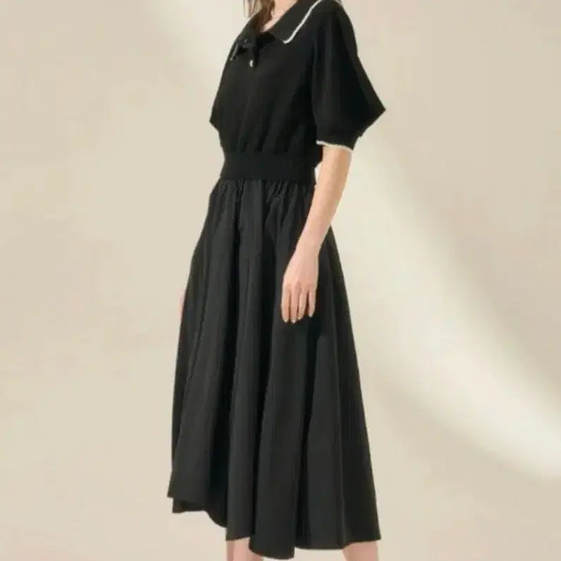 [BUNJANG] MINE Knit Top Layer Dress / 24 MINE 마인 니트탑 레이어 드레스 66