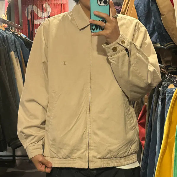 [BUNJANG] IM Vintage Blouson Jacket - Beige / [IM] 빈티지 블루종자켓 베이지
