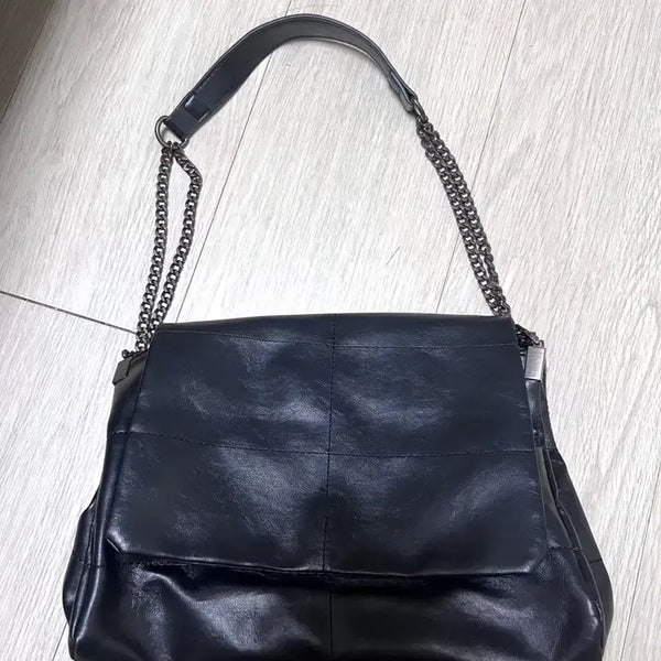 [BUNJANG] Chain Shoulder Bag Black / 체인 숄더백 검정색