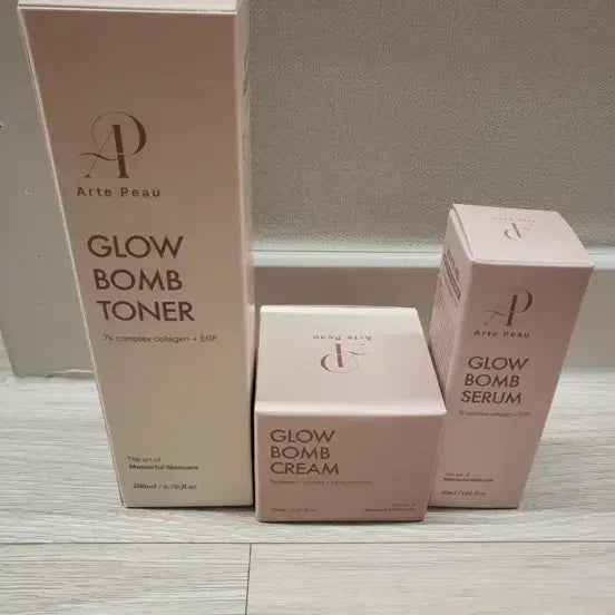 [BUNJANG] Ardepot Glow Balm Toner/Cream/Serum Set / 아르데뽀 글로우밤 토너/크림/세럼 세트