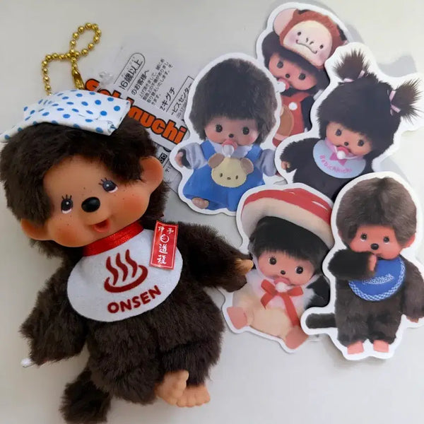 [BUNJANG] Onsen Sauna Monchhichi Doll / 온천 사우나 몬치치