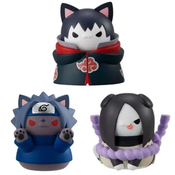 [BUNJANG] Naruto Megacats Set 2 & 4 Sasuke, Orochimaru Bundle / 나루토 메가캣 2탄 (이쪽으로 오라구) 사스케, 오로치마루, 4탄(나뭇잎 마을 공방) 사스케 3종 일괄