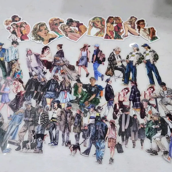 [BUNJANG] Decorative Sticker Set / 다꾸 인물스티커