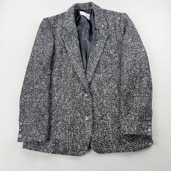[BUNJANG] 3Times Herringbone Wool Jacket / 쓰리타임즈 헤링본 울 자켓