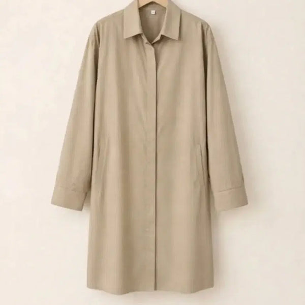 [BUNJANG] Women's Trench Coat - Size L (77) / 77 새상품 여성 트렌치코트 자켓 여자 77 100 코트 롱코트 새제품