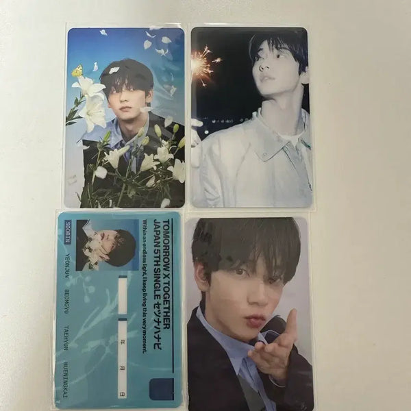 [BUNJANG] TXT Setuna Hanabi Soobin Photocard Bundle Set / 투바투 세츠나하나비 수빈 포카 4장 일괄 양도합니다