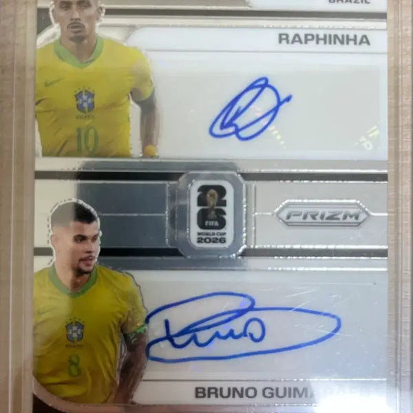 [BUNJANG] Raphinha & Bruno Guimarães Dual Autograph Card / 하피냐 기마랑이스 오토카드
