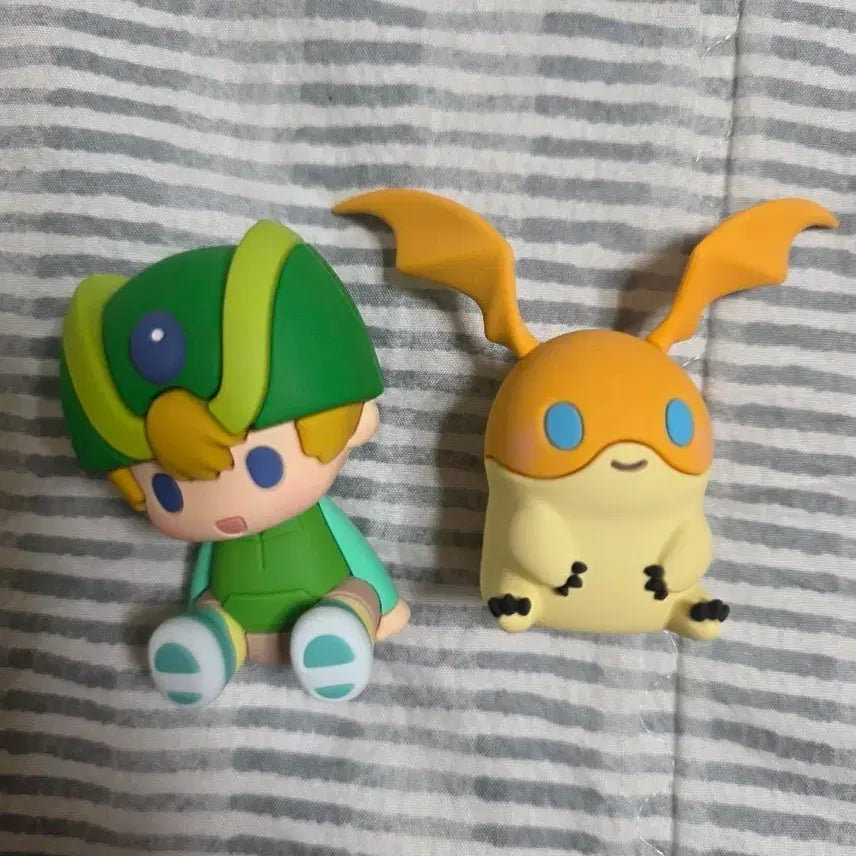 [BUNJANG] Digimon Potefote Ruki Patamon Figure Bundle Set / 디지몬 포테포테 리키 파닥몬 피규어 일괄 양도