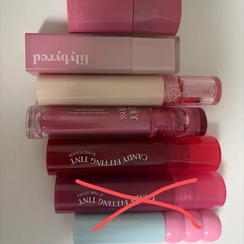 [BUNJANG] Lip Tint Set (5 Types) / 틴트 5종류 판매합니다