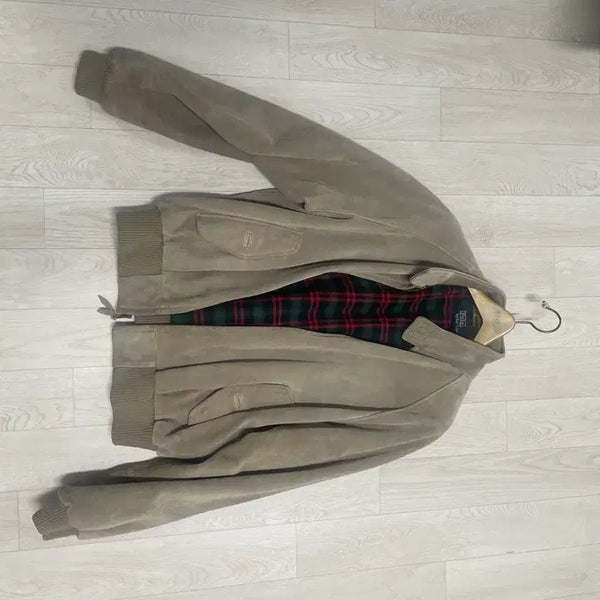 [BUNJANG] Polo Suede Harrington Jacket L / 폴로 스웨이드 헤링턴자켓 L