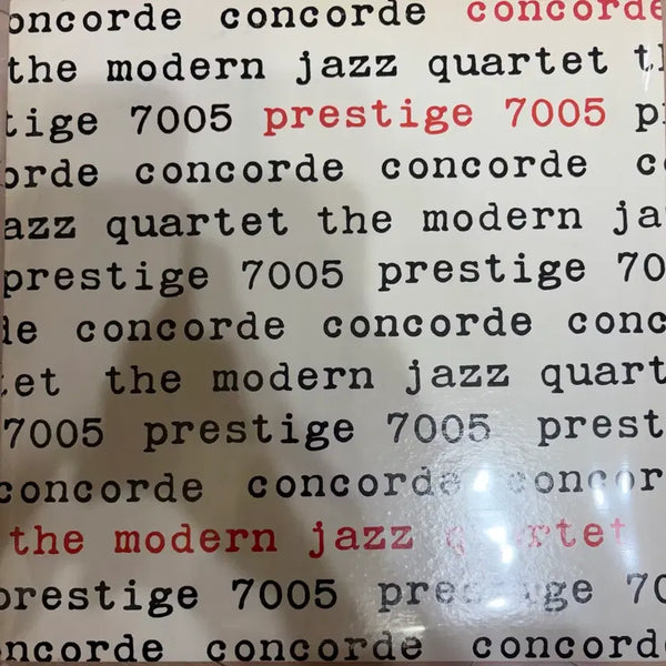 [BUNJANG] Modern Jazz Quartet Concorde LP (US Pressing) / [재즈 LP / US반] 모던 재즈 콰르텟 - Concorde (Prestige Stereo / NM- / Ex++)