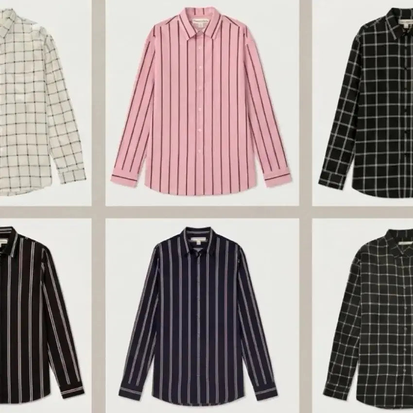 [BUNJANG] Bundle Set 6 Shirts Size 55-66 / 찰랑 셔츠 일괄 6개 새상품 55-66