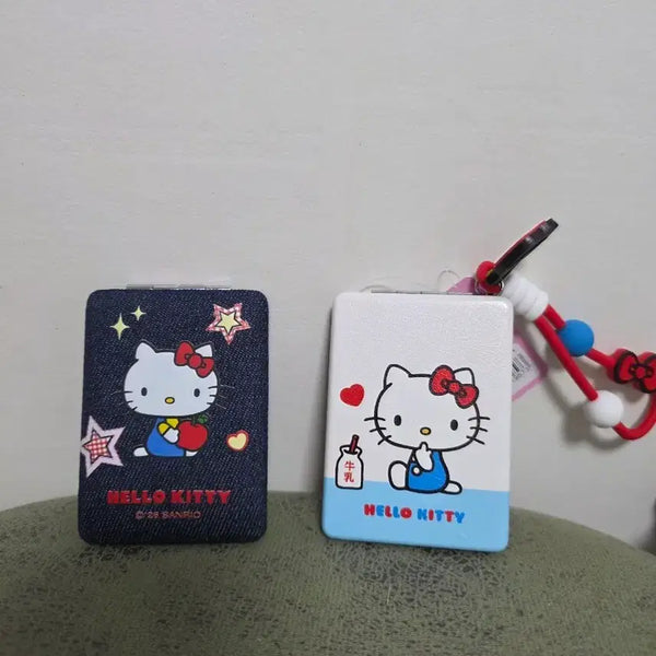 [BUNJANG] Hello Kitty Folding Hand Mirror White / 헬로키티 접이식 손거울 흰색