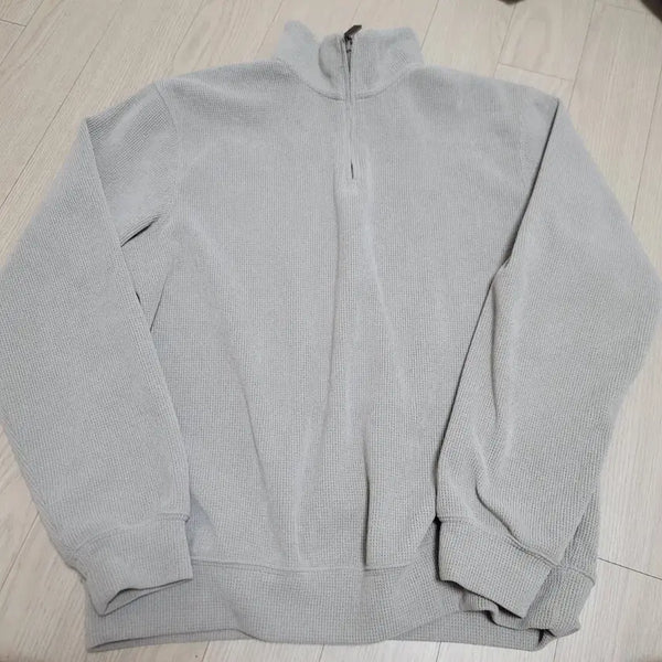 [BUNJANG] Top10 Half Zip Waffle Sweatshirt / 탑탠 Top10 반집업 와플 맨투맨