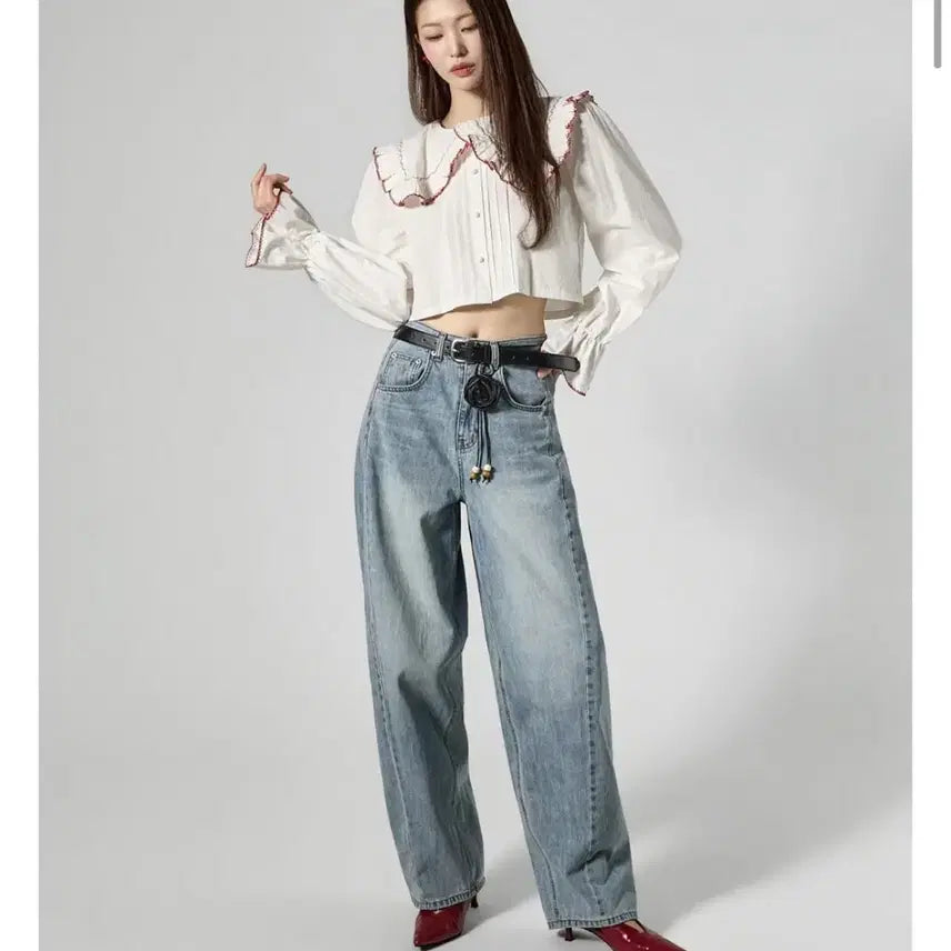 [BUNJANG] Dint Semi Balloon Jeans / 딘트 세미 벌룬진