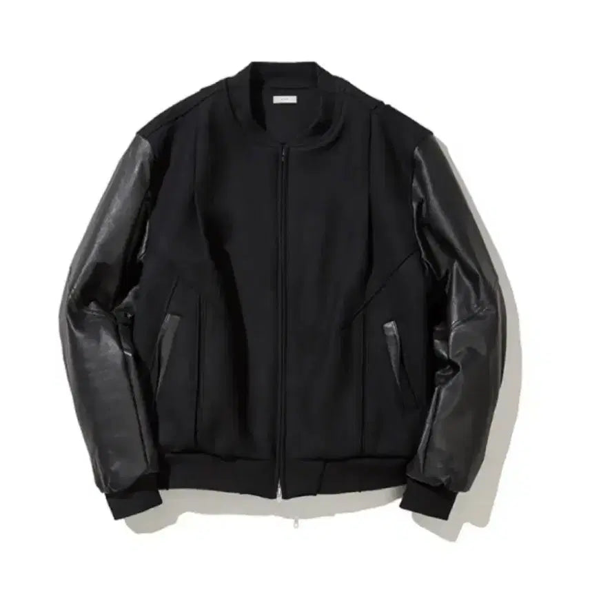 [BUNJANG] XLIM 04 Leather Varsity Jacket L / xlim 04 레더 바시티 L