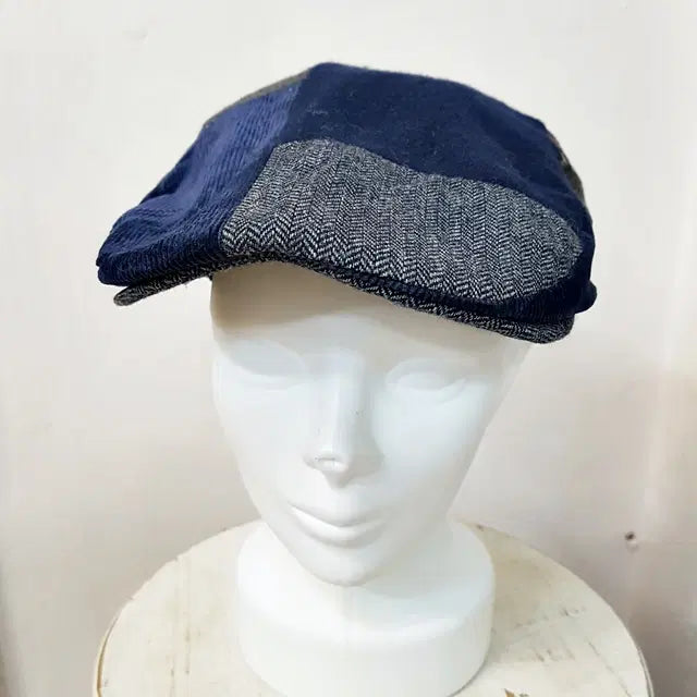 [BUNJANG] Connect Corduroy Patchwork Hunting Cap / connect 코듀로이 패치워크 헌팅캡