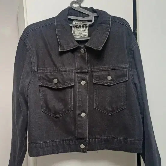 [BUNJANG] Vintage Black Denim Jacket / 청자켓 블랙