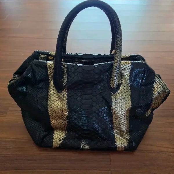 [BUNJANG] Tally Real Snakeskin Bag / 탈리 리얼 뱀피백