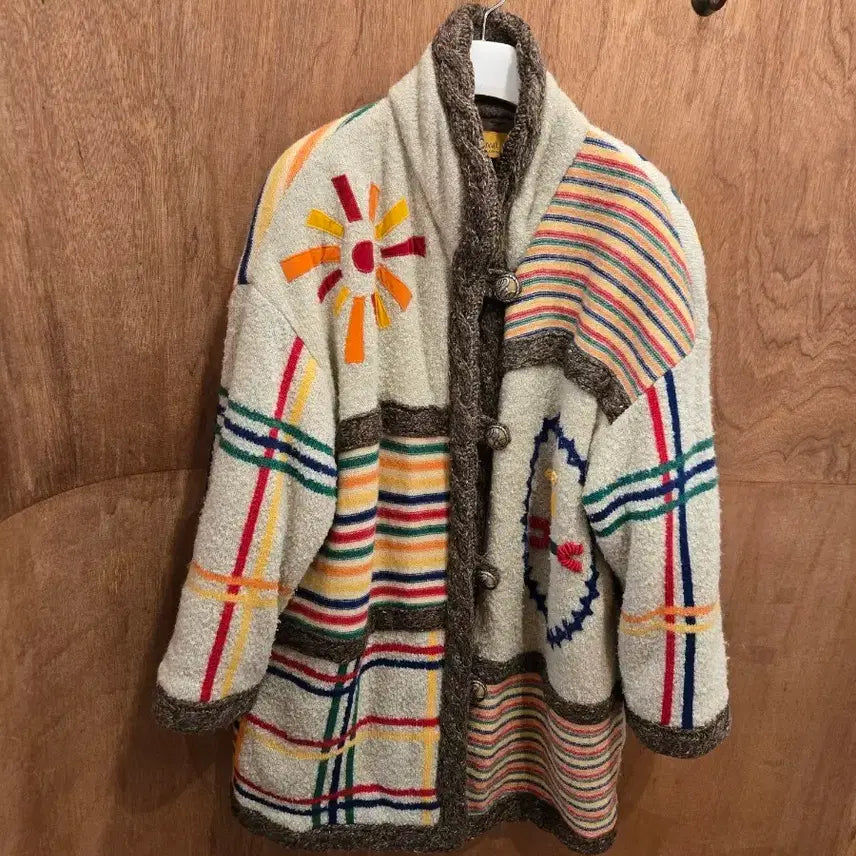 [BUNJANG] Vintage Patchwork Cardigan / 빈티지패치워크 가디건