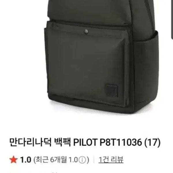 [BUNJANG] Mandarina Duck PILOT Backpack P8T11036 / 만다리나덕 백팩 PILOT P8T11036