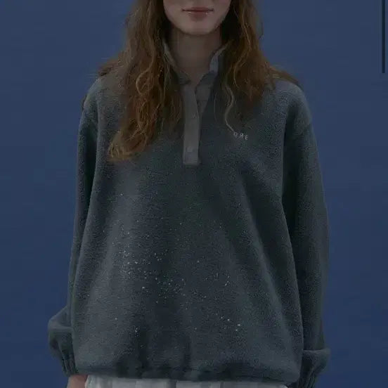 [BUNJANG] Ore Teddy Fleece Top M.Grey / Ore 오어 후리스 플리스 Teddy Fleece Top M.Grey