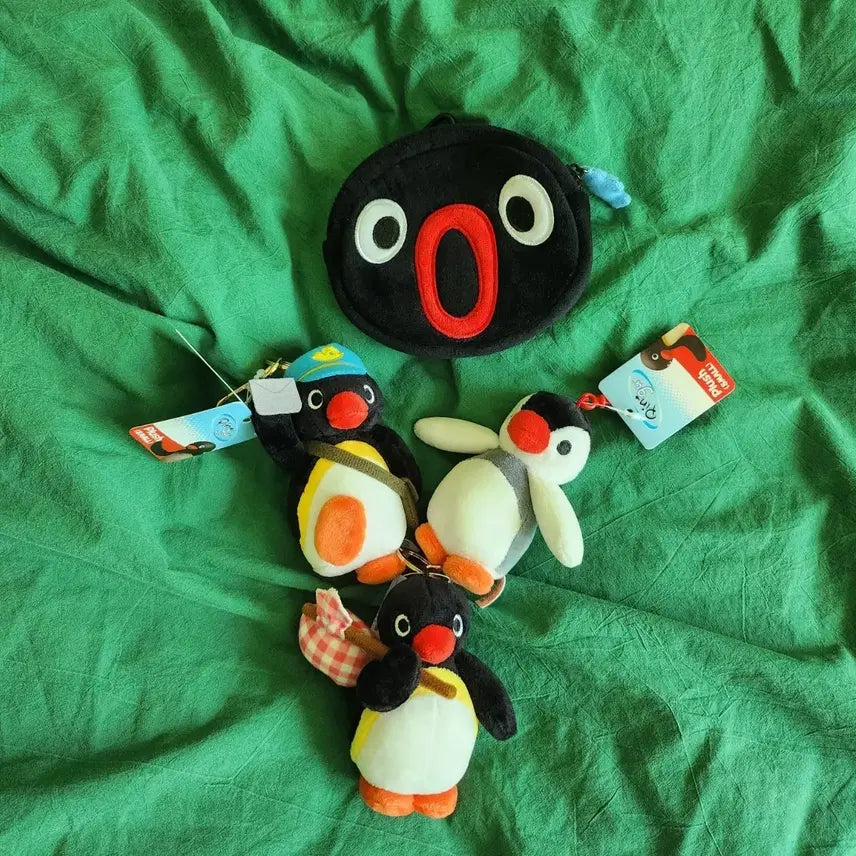 [BUNJANG] Pingu Doll Pouch Bundle Set / 핑구 인형 파우치 일괄판매